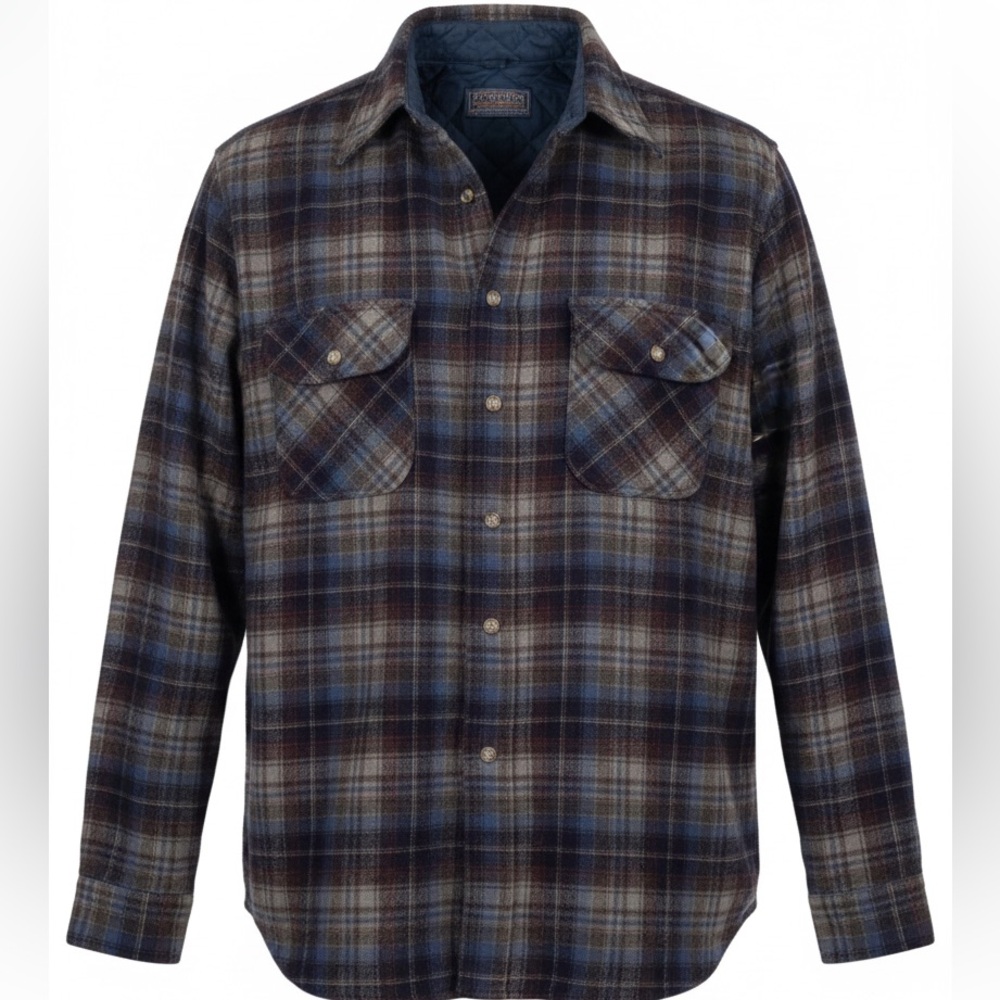 Vintage Pick: 1970s Pendleton Plaid Pure Virgin Wool - Fits like L, tag shows XL